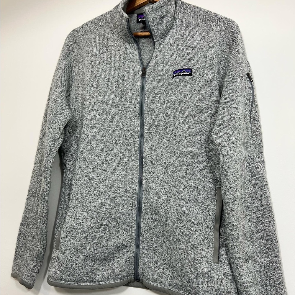 Grey Patagonia Zip up jacket